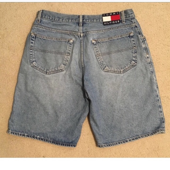 tommy hilfiger mens denim shorts